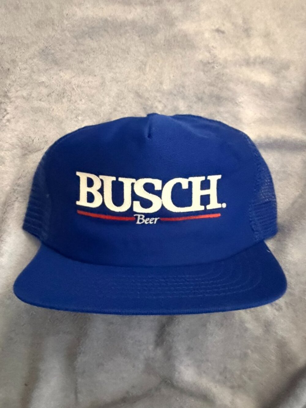 Busch Beer Vintage Blue Mesh Trucker Hat #20